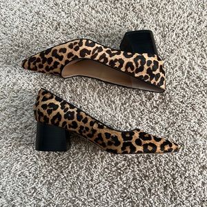 Franco Sarto Leopard Print Pumps